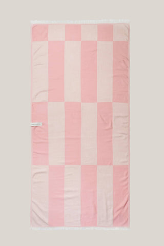 Turkish Cotton Beach Towel, Pink