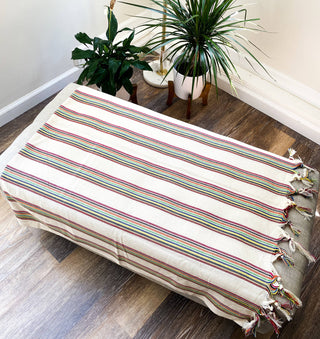 Kalkedon Towels - Turkish Blanket | Handwoven Cotton Throw Blanket | Farmhouse