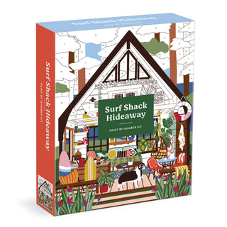 Chronicle Books - Surf Shack Hideaway 11 x 14 Paint By Number Kit