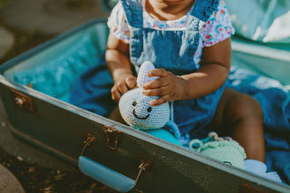 Plush Narwhal Toy Rattle