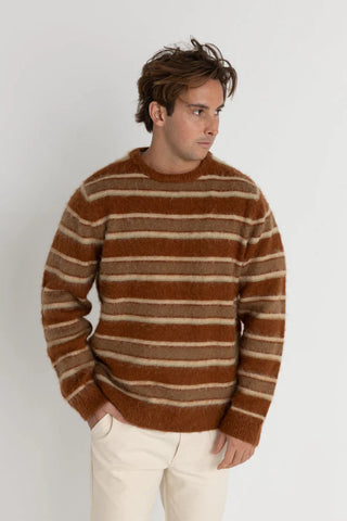 Vintage Stripe Knit Crew