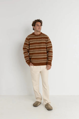 Vintage Stripe Knit Crew