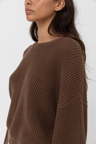 Classic Knit Jumper, Brown