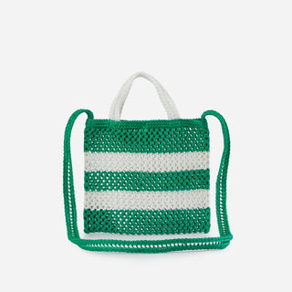 VERLOOP | knits - Stripe Raffia Mini Tote