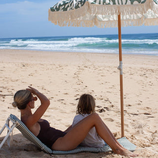 Sunnylife - Reclining Beach Chair The Vacay Olive