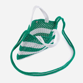 VERLOOP | knits - Stripe Raffia Mini Tote
