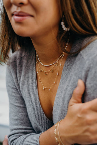 The Swellife - Pearl Fringe Necklace