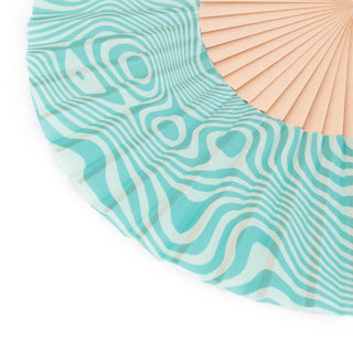 Hand Fan, Sea Breeze