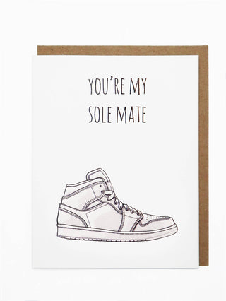 Noted By Copine - Sole Mate - Hand Illustrated Love Card
