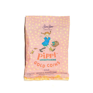 BonBon - A Swedish Candy Co - Pippi Longstocking Gold Coins - Swedish Candy 4.2oz (120g)