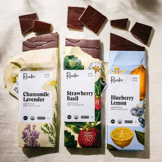 Raaka Chocolate - 60% Blueberry Lemon Bar - Spring Easter Limited Batch
