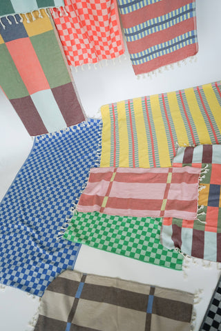 STATE The Label - LATTICE TURKISH TOWEL / LEMON SPRITZ