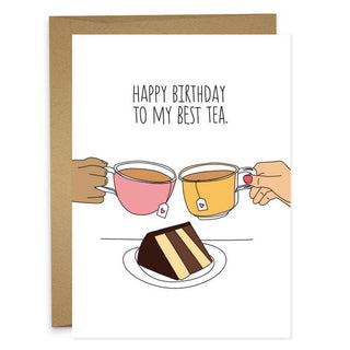 Humdrum Paper - HBD Best Tea Greeting Card