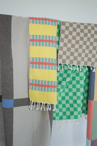 STATE The Label - LATTICE TURKISH TOWEL / LEMON SPRITZ