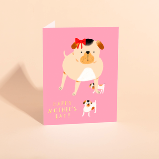 Carolyn Suzuki - PUG MAMA - Mother's Day Card