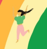 Carolyn Suzuki - Rainbow Slide - Die Cut Sticker