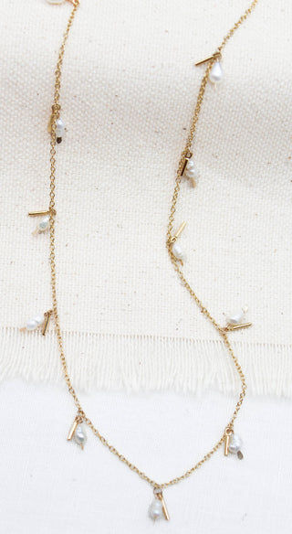 The Swellife - Pearl Fringe Necklace